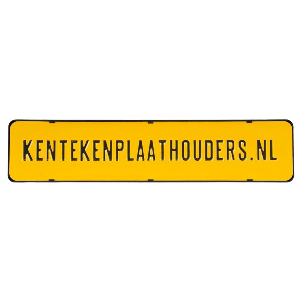 Kentekenplaathouder zonder tekstrand serie 1 - Kentekenplaathouders.nl