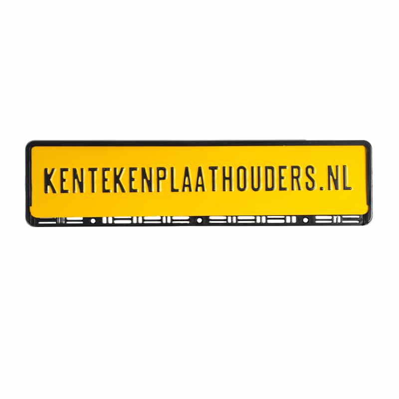 Flexibele polyprop kentekenplaathouder zonder strip - Kentekenplaathouders.nl