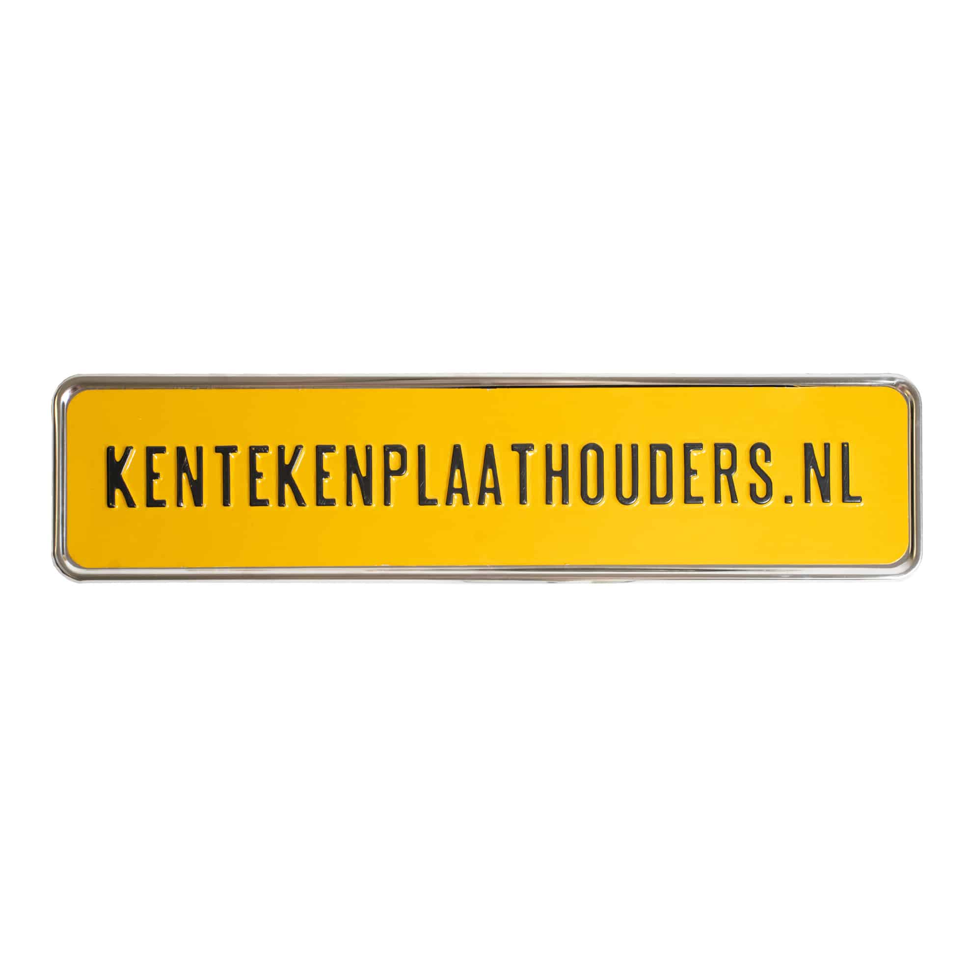 Kentekenplaathouder Chroom - Kentekenplaathouders.nl